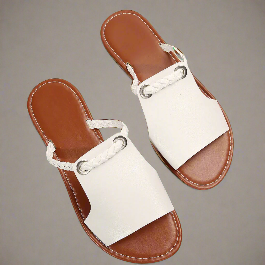 Maria | Flache Slipper für mühelose Sommer-Eleganz