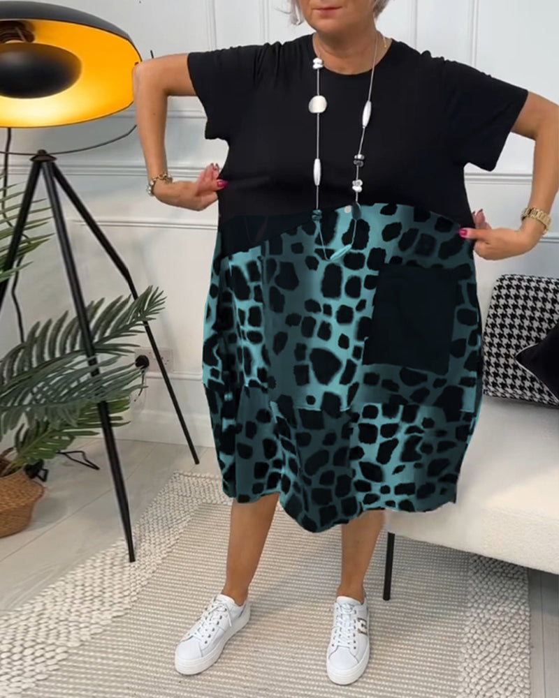 Zeyla | Luftiges Sommerkleid mit Rundhalsausschnitt