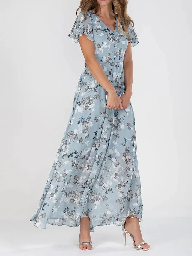 Ezra | Glamouröses Kleid mit Bauchbedeckung