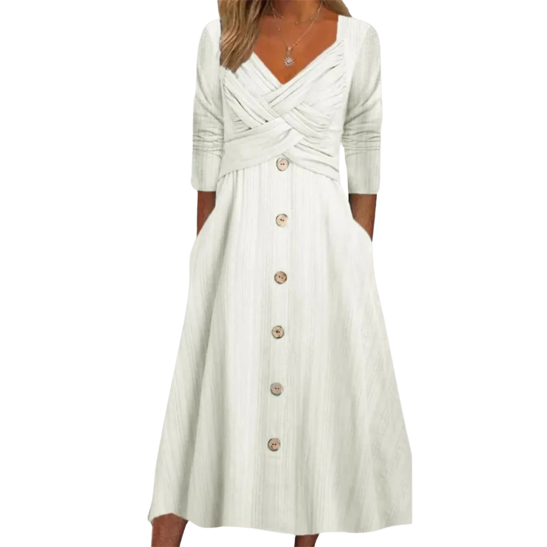 Harrison | Elegantes Kleid mit Bauchbedeckung