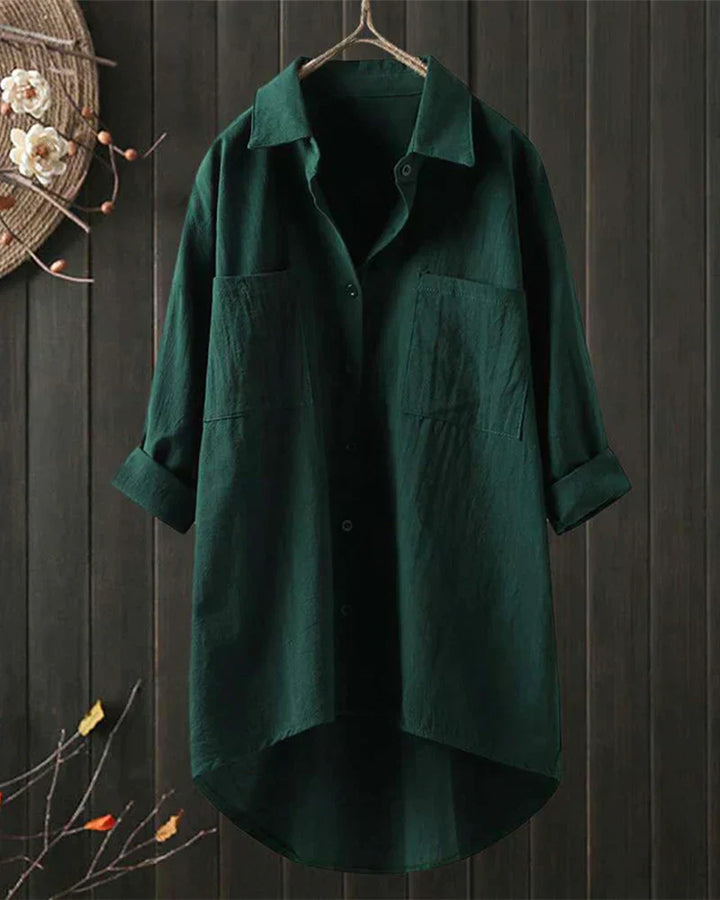Meike | Schlichte Bluse mit langen Ärmeln