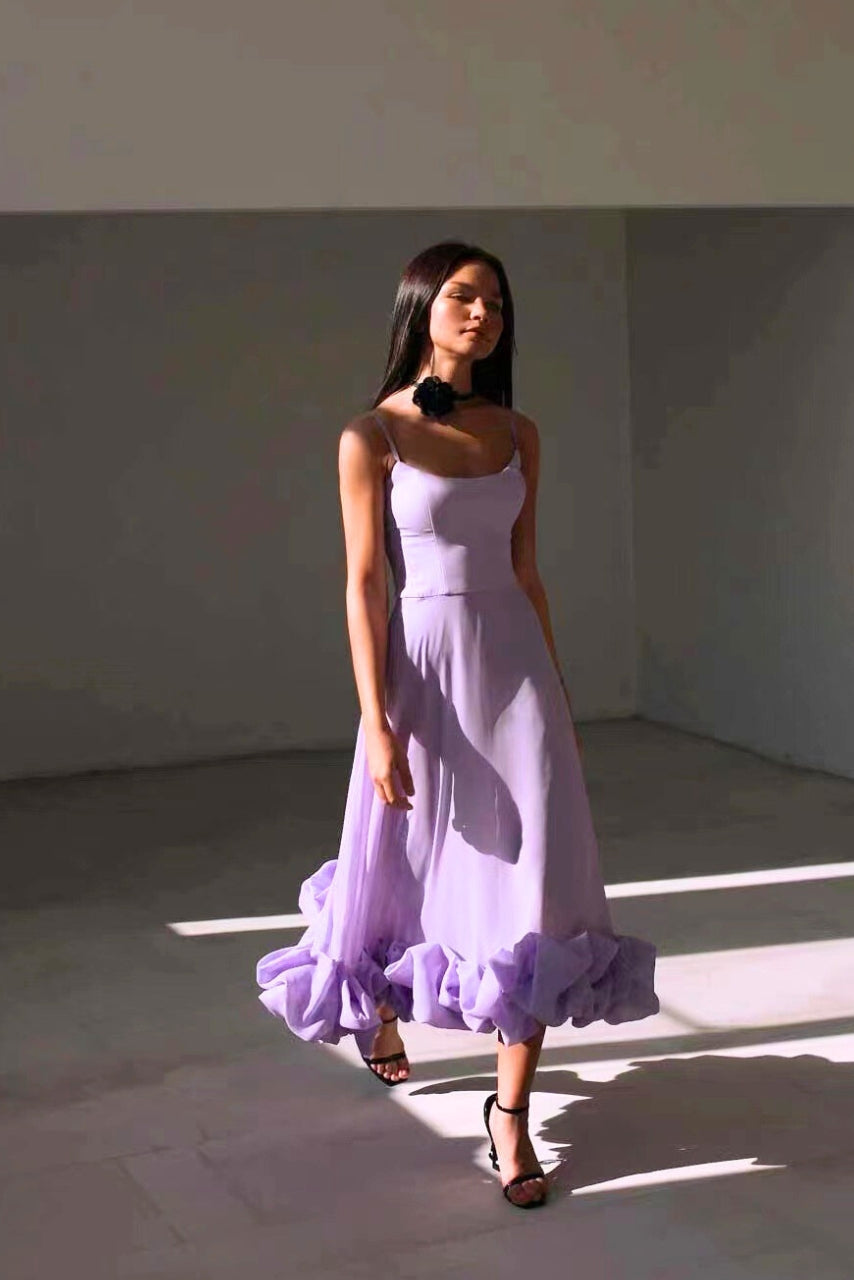 Jillian | Anmutiges Fließendes Kleid