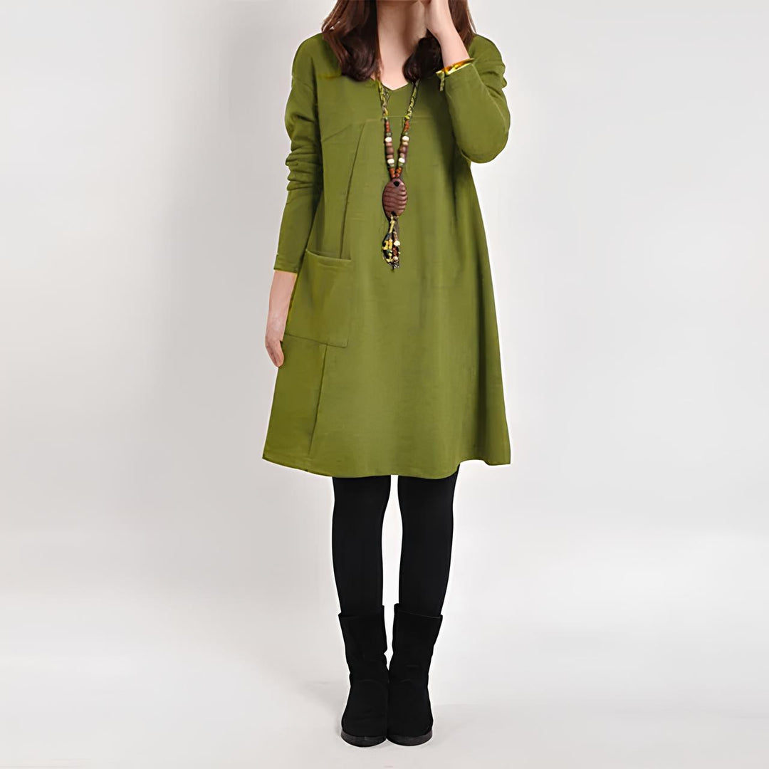 Ronja | Elegantes Kleid Mit Einer Tasche