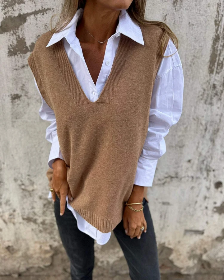 Ednasy | Strick-Sweater-Weste