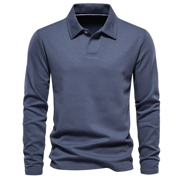 Gary | Langärmliges Poloshirt