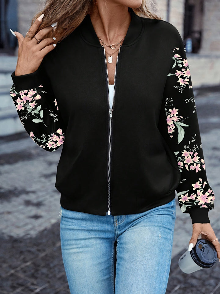 Fenna | Modische Jacke mit Blumenmuster