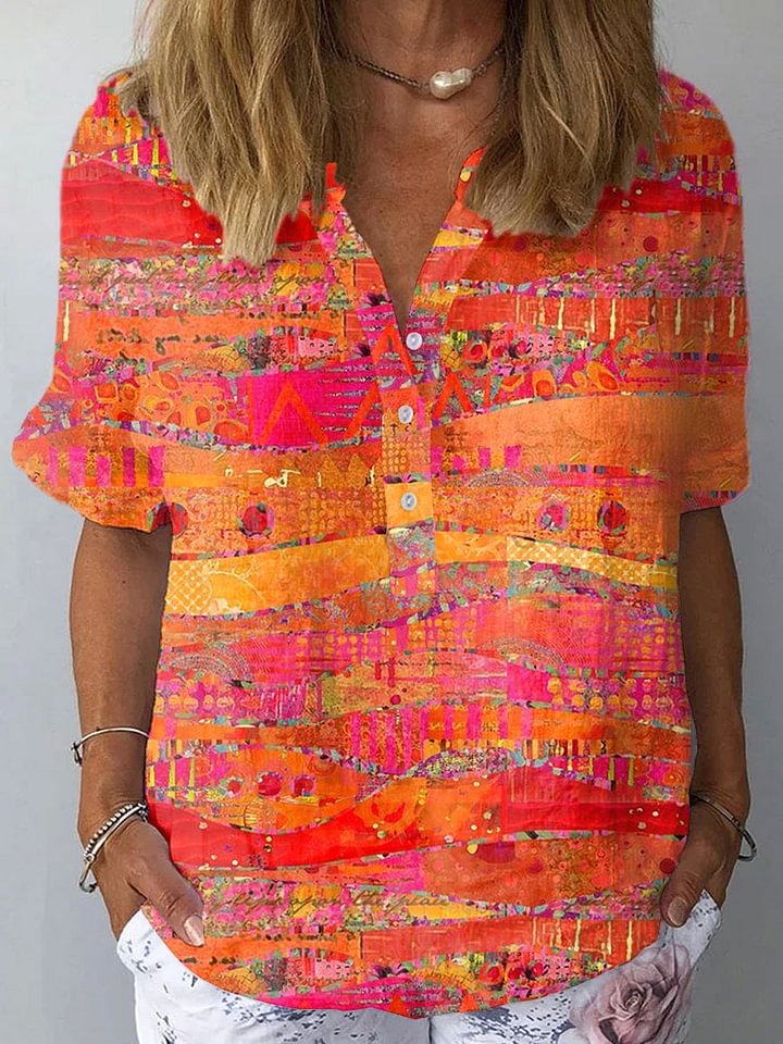 Helenia | Vintage-Print: Kleider, Hemden und Hosen