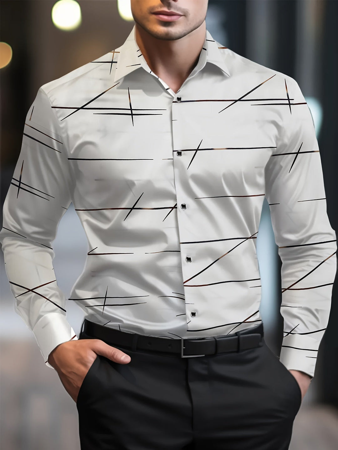 Brandon | Herren Casual Slim Shirt
