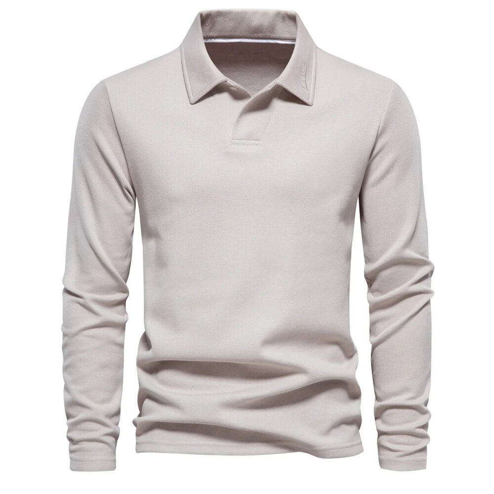 Gary | Langärmliges Poloshirt