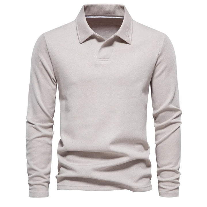 Gary | Langärmliges Poloshirt