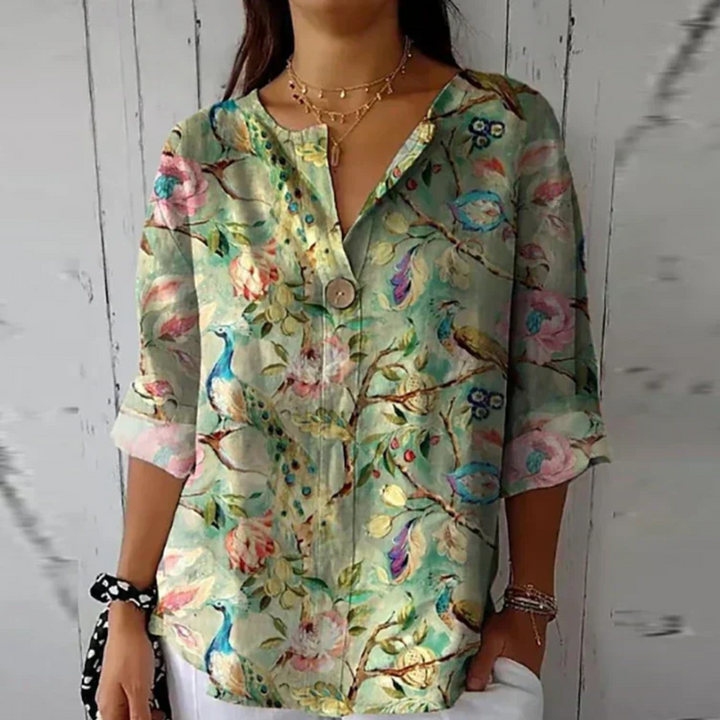Ivanna | Schicke Bluse mit Blumenmuster