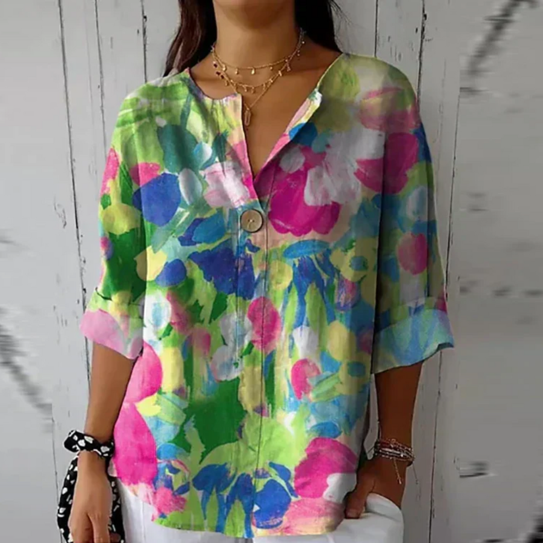 Ivanna | Schicke Bluse mit Blumenmuster
