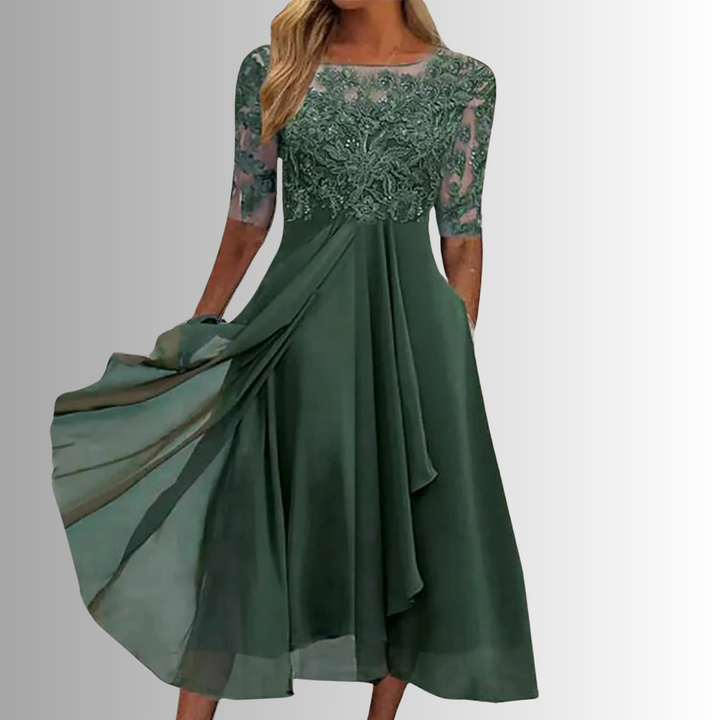 Rhona | Elegantes Spitzenkleid