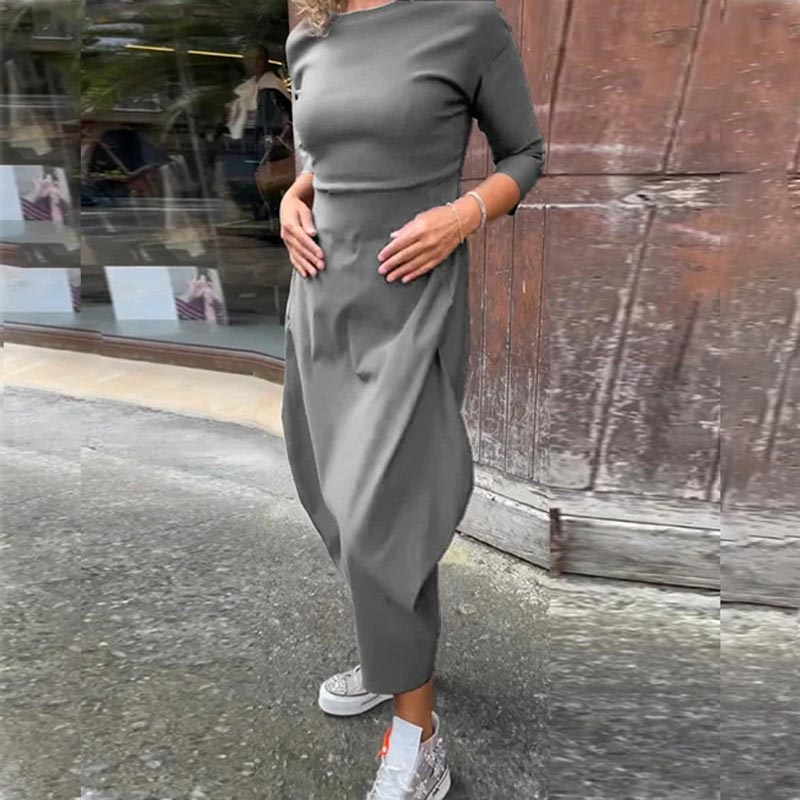 Elsbeth™ - Elegantes Damenkleid Mit Tasche