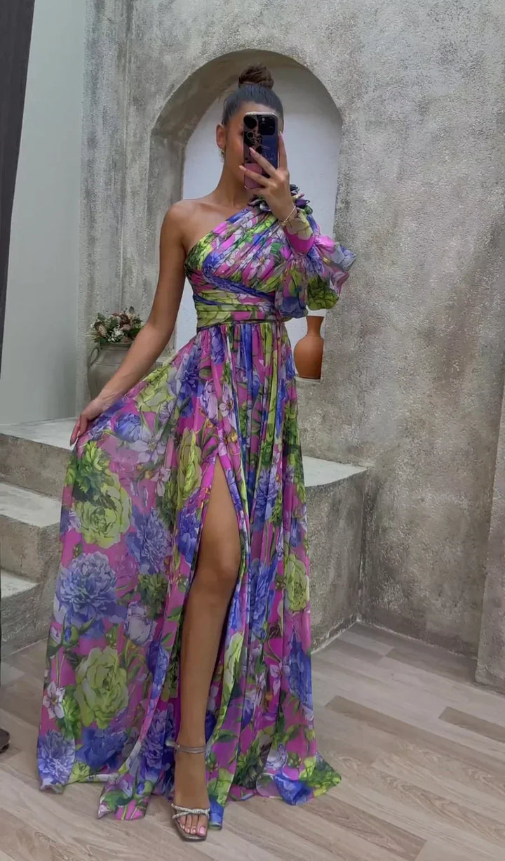Maurine | Atemberaubendes Fließendes Kleid
