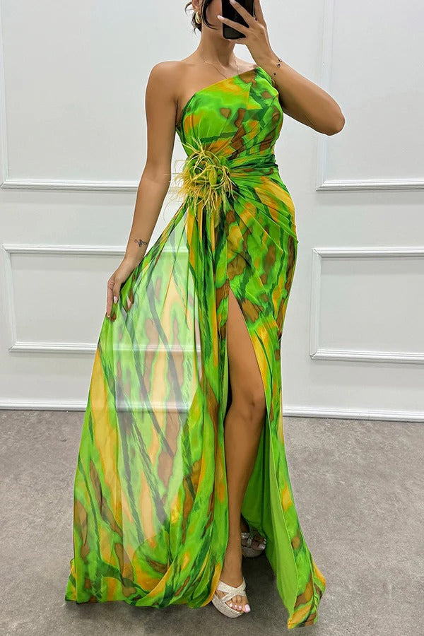 Coreen | Lebhaftes Maxikleid