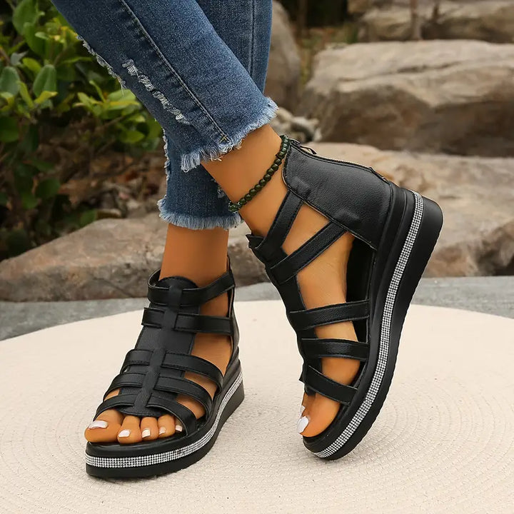Yara | Elegante Keilsandalen