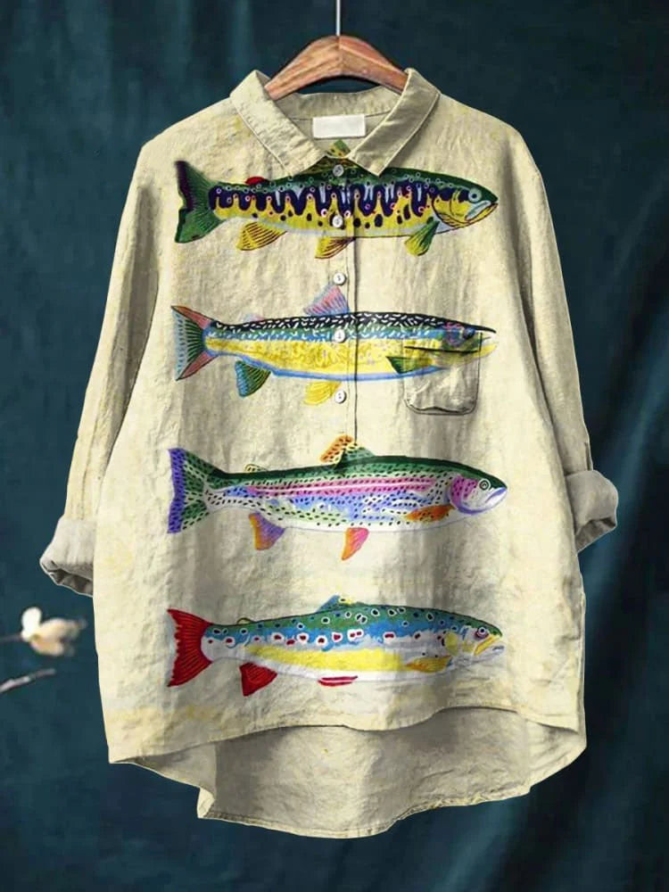 Kimberly | Shirt mit Fischmotiv