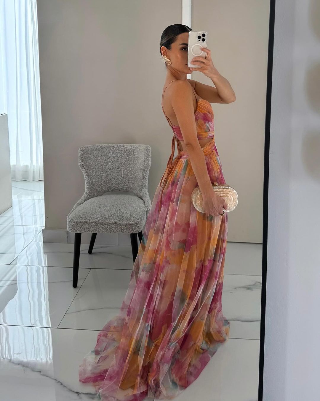 Myrtel | Atemhaftes Maxi-Kleid