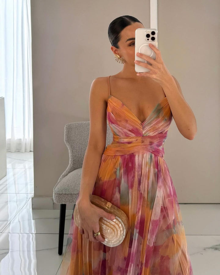 Myrtel | Atemhaftes Maxi-Kleid