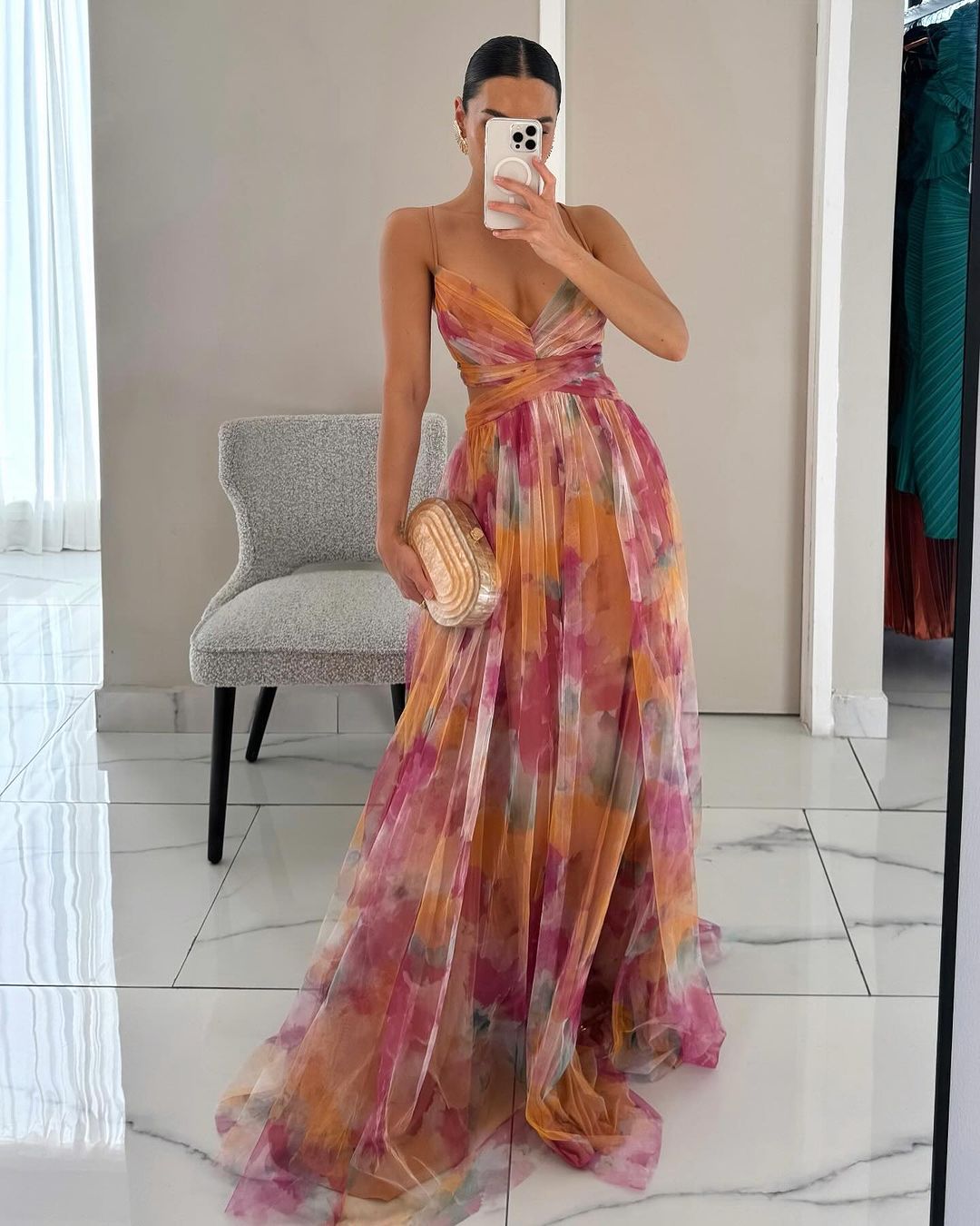 Myrtel | Atemhaftes Maxi-Kleid