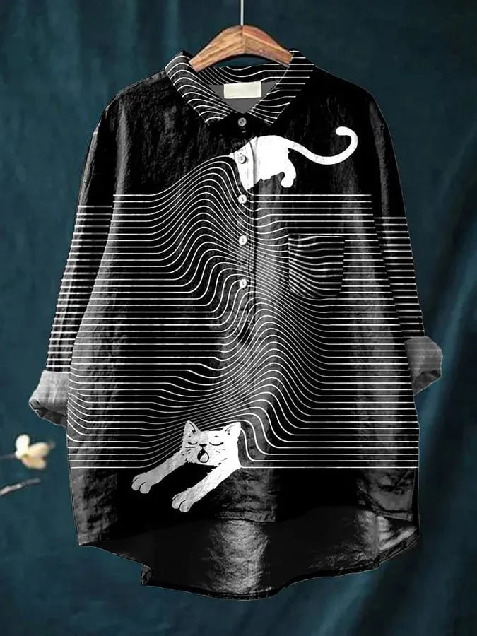Kaylani | Katzenkunst-Shirt