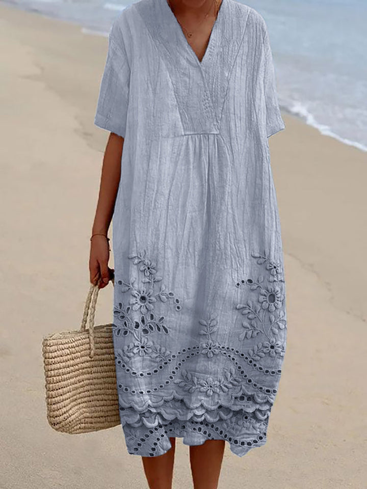 Caralina | Sommer Gedrucktes Kleid