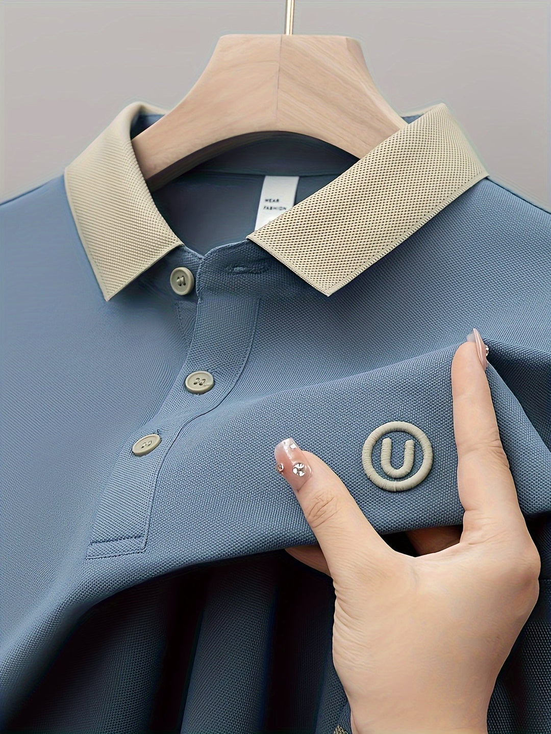 Nicholas | Besticktes Polo-Shirt mit kurzen Ärmeln