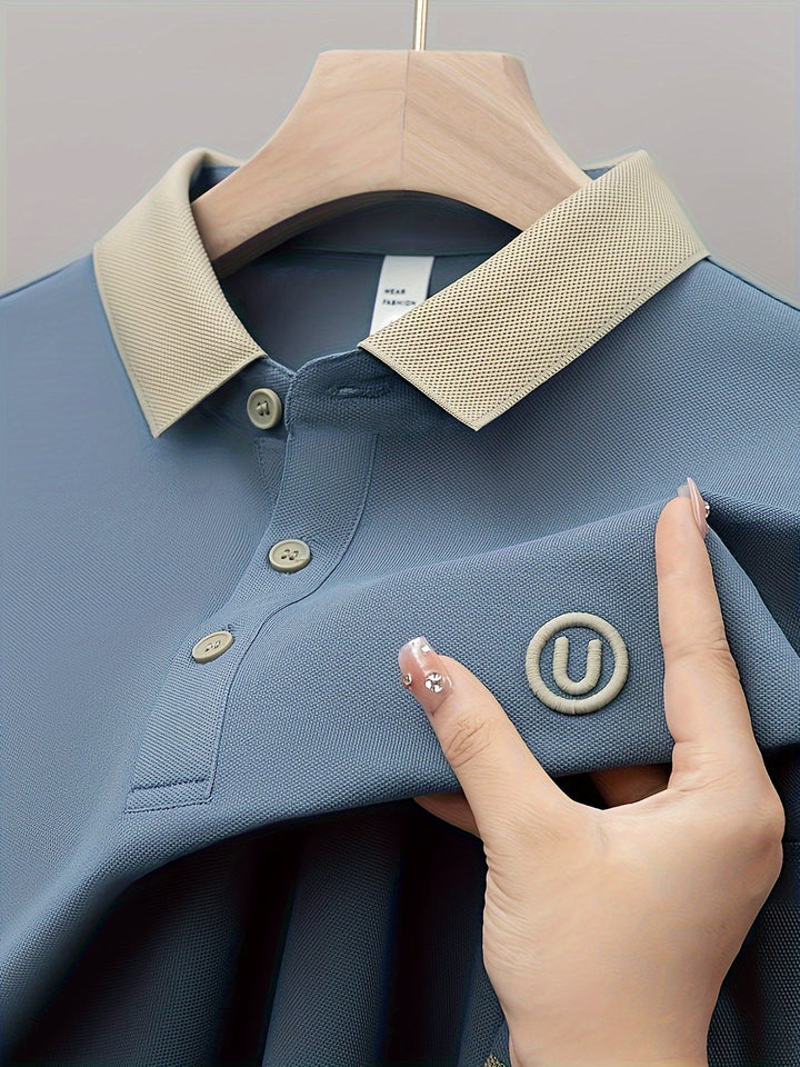 Nicholas | Besticktes Polo-Shirt mit kurzen Ärmeln