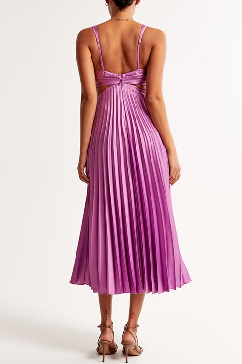 Escher | Elegantes Plissiertes Maxikleid