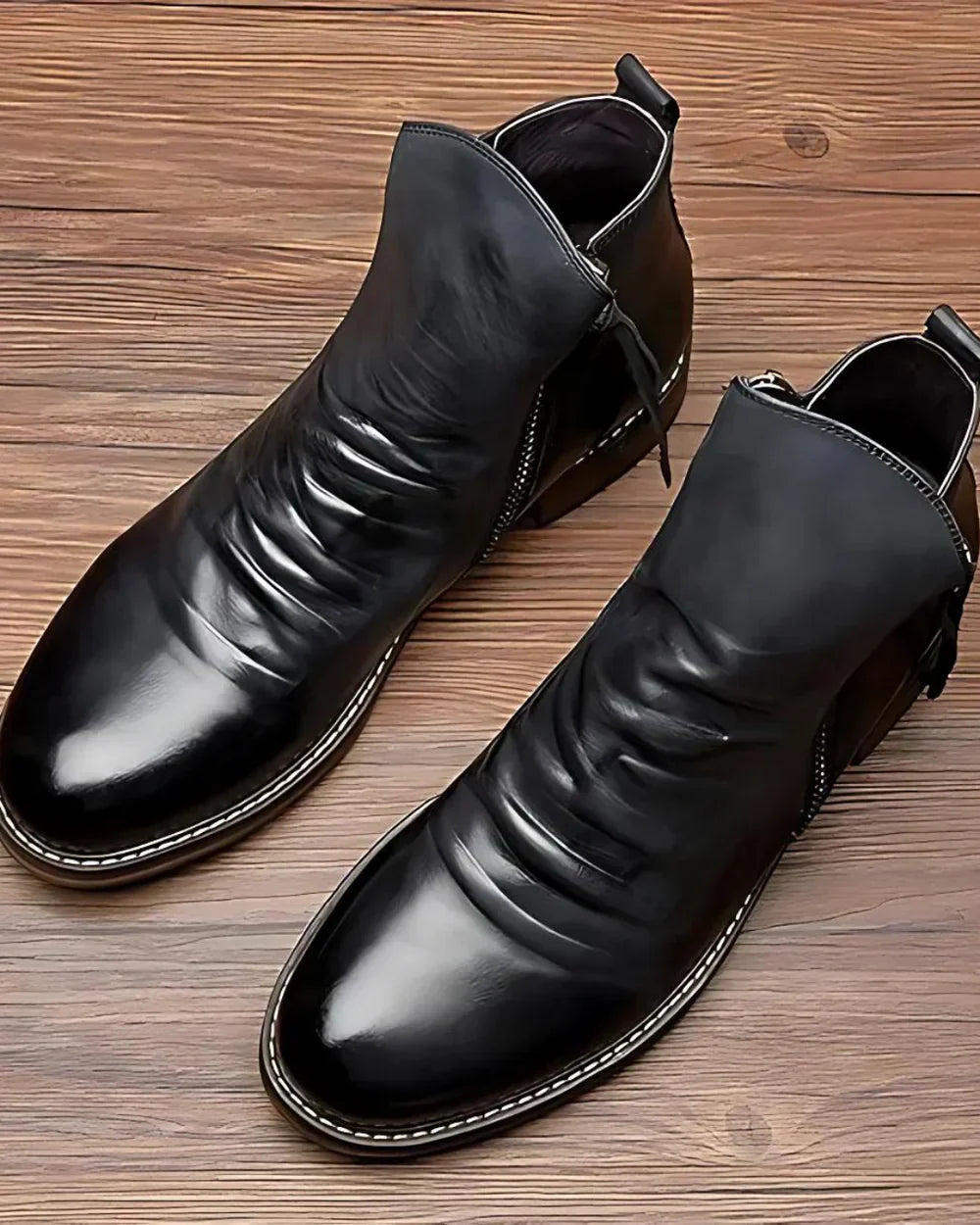 Wilhelm | Stiefelette mit seitlichem Reißverschlusss