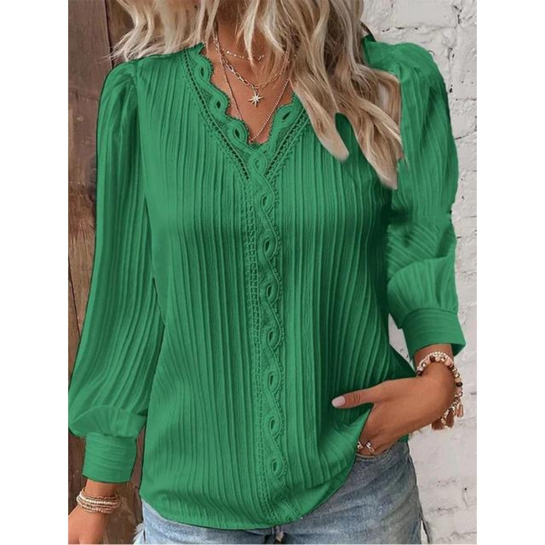 Carmina | Elegante Pintuck Bluse