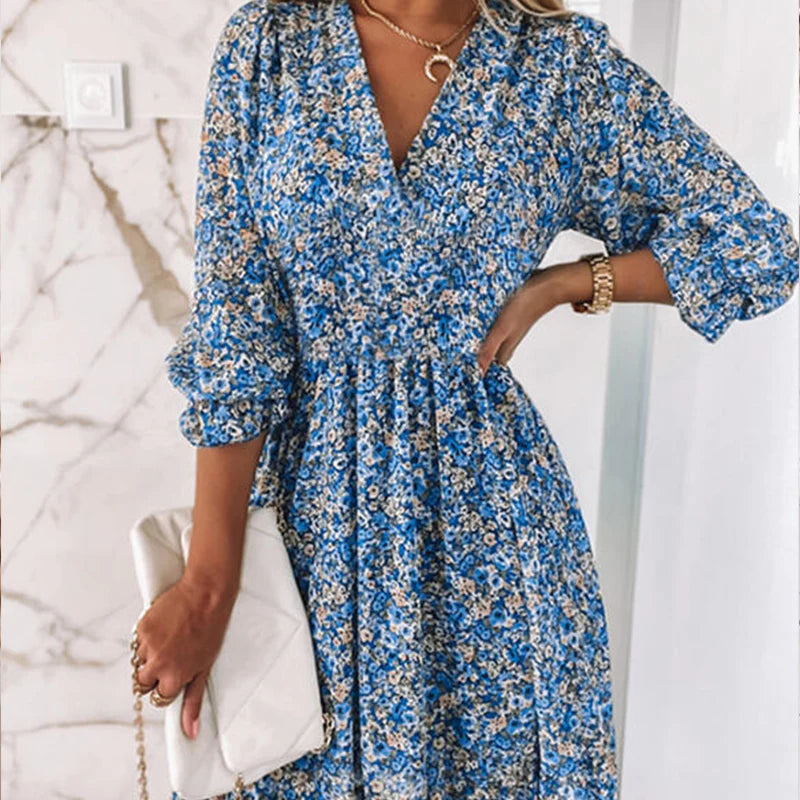 Leylani |  Elegantes Blumenkleid