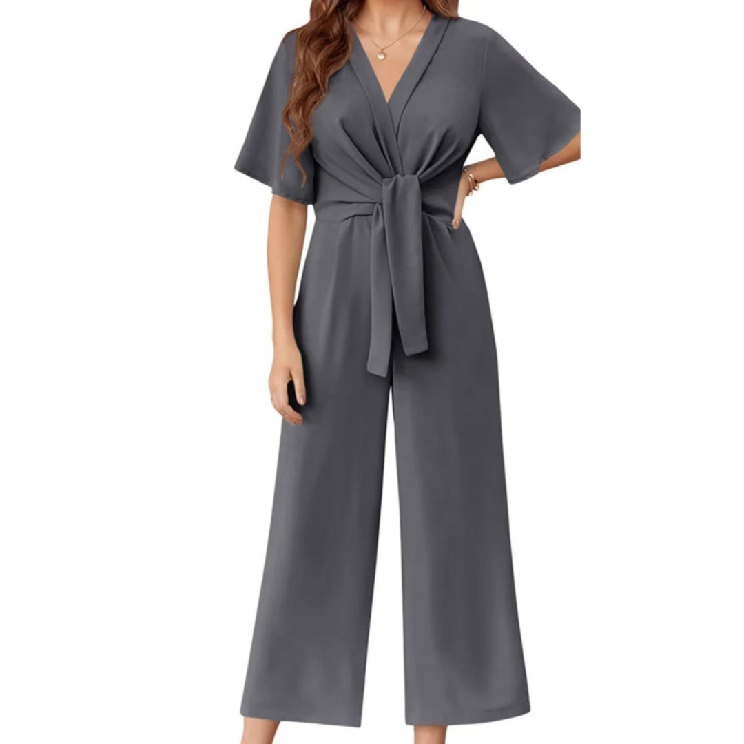 Garan | Eleganter Jumpsuit mit Taillenknoten