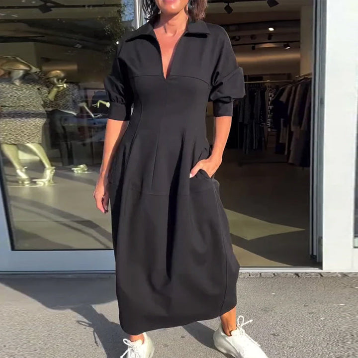Kianna | Bequemes Langes Kleid