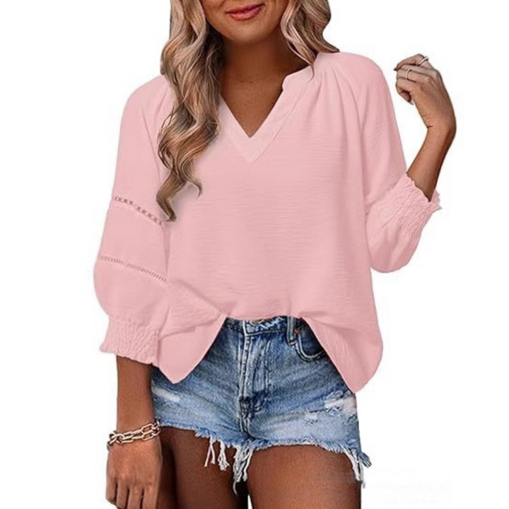Giane | Elegante Bluse mit Laternenärmeln