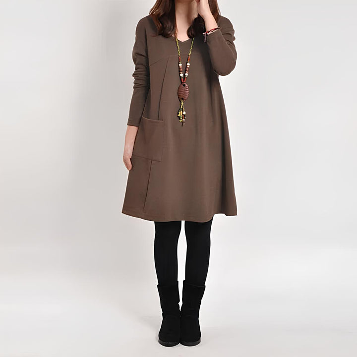 Ronja | Elegantes Kleid Mit Einer Tasche