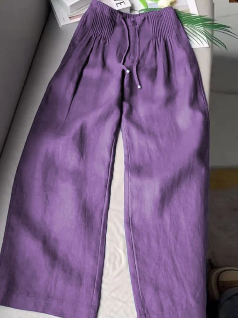 Camille | Bequeme Weitgeschnittene Hose mit weitem Bein