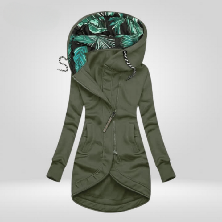 Sophia | Eleganter Wasserdichter Wintermantel mit Kapuze