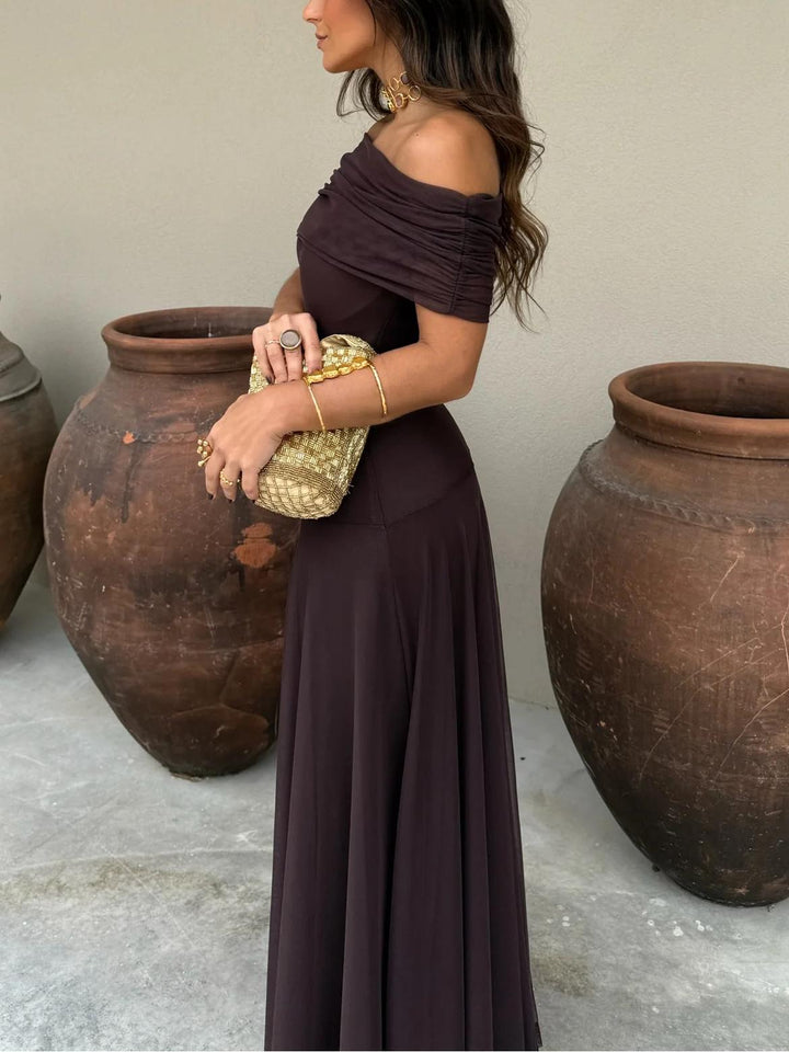 Janelle | Fließendes Maxikleid mit Trägern