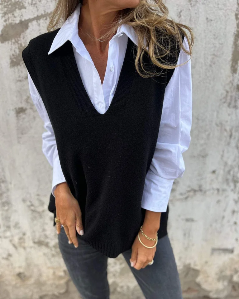 Ednasy | Strick-Sweater-Weste