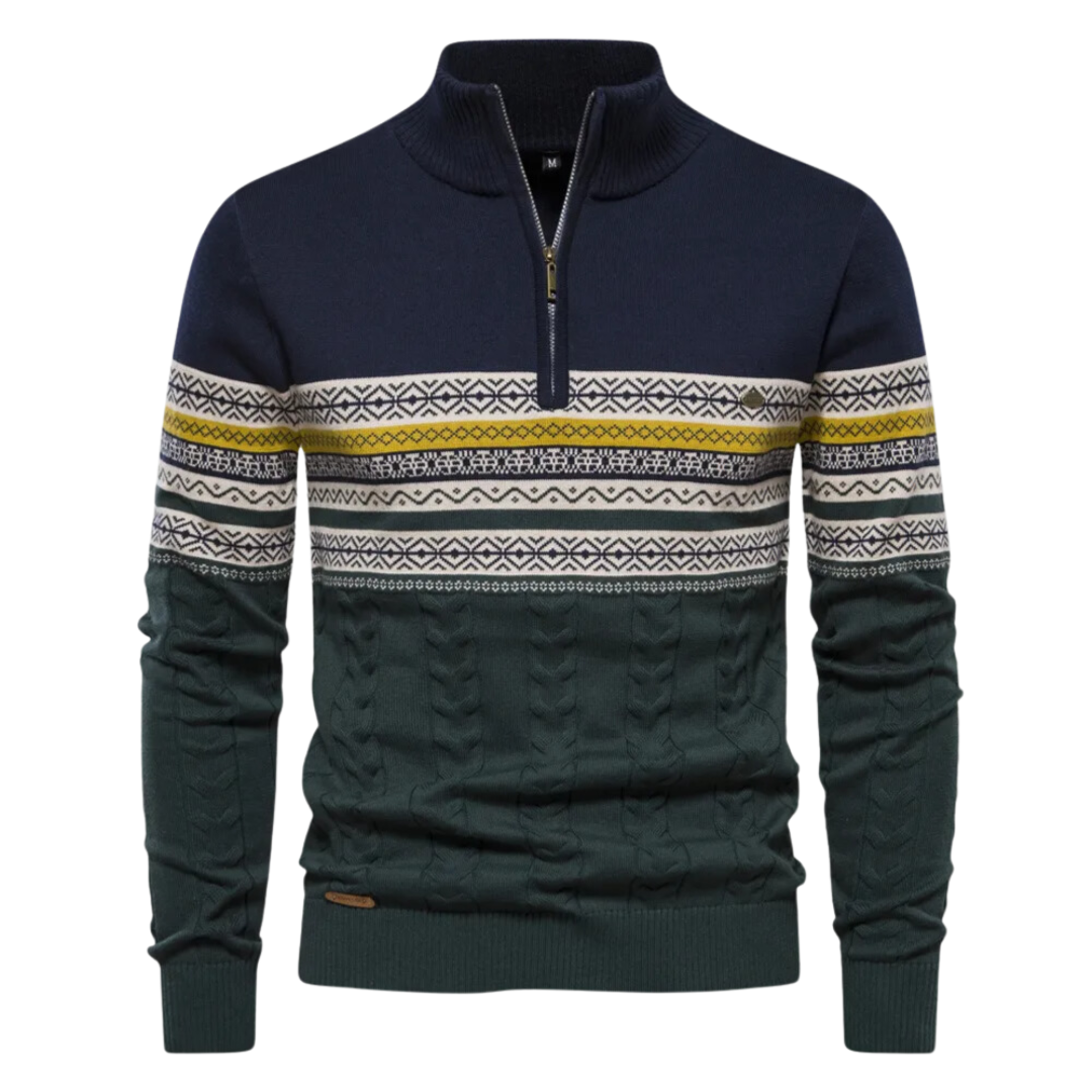 Xavier | Reißverschluss-Pullover für Herren