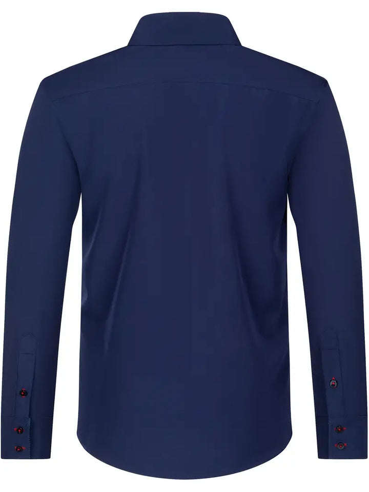 Nico™ - Herren-Langarm-Polohemd mit stilvollem Knopfverschluss