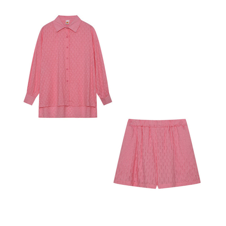 Lizbeh | Luftiges Shirt- und Shorts-Set