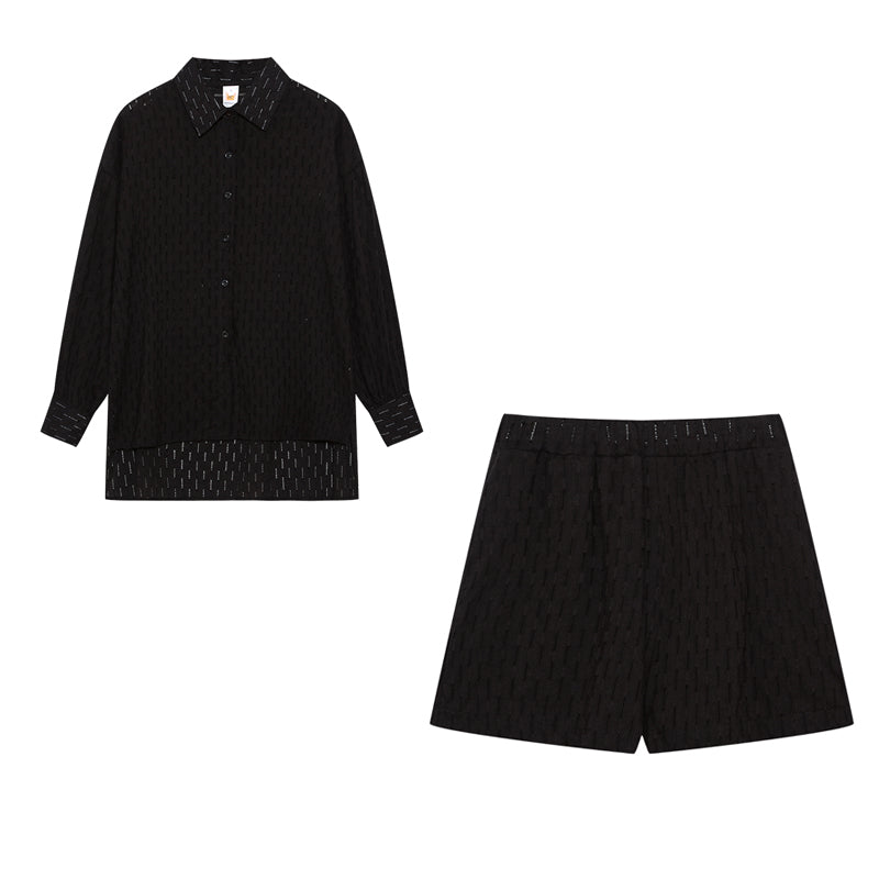 Lizbeh | Luftiges Shirt- und Shorts-Set