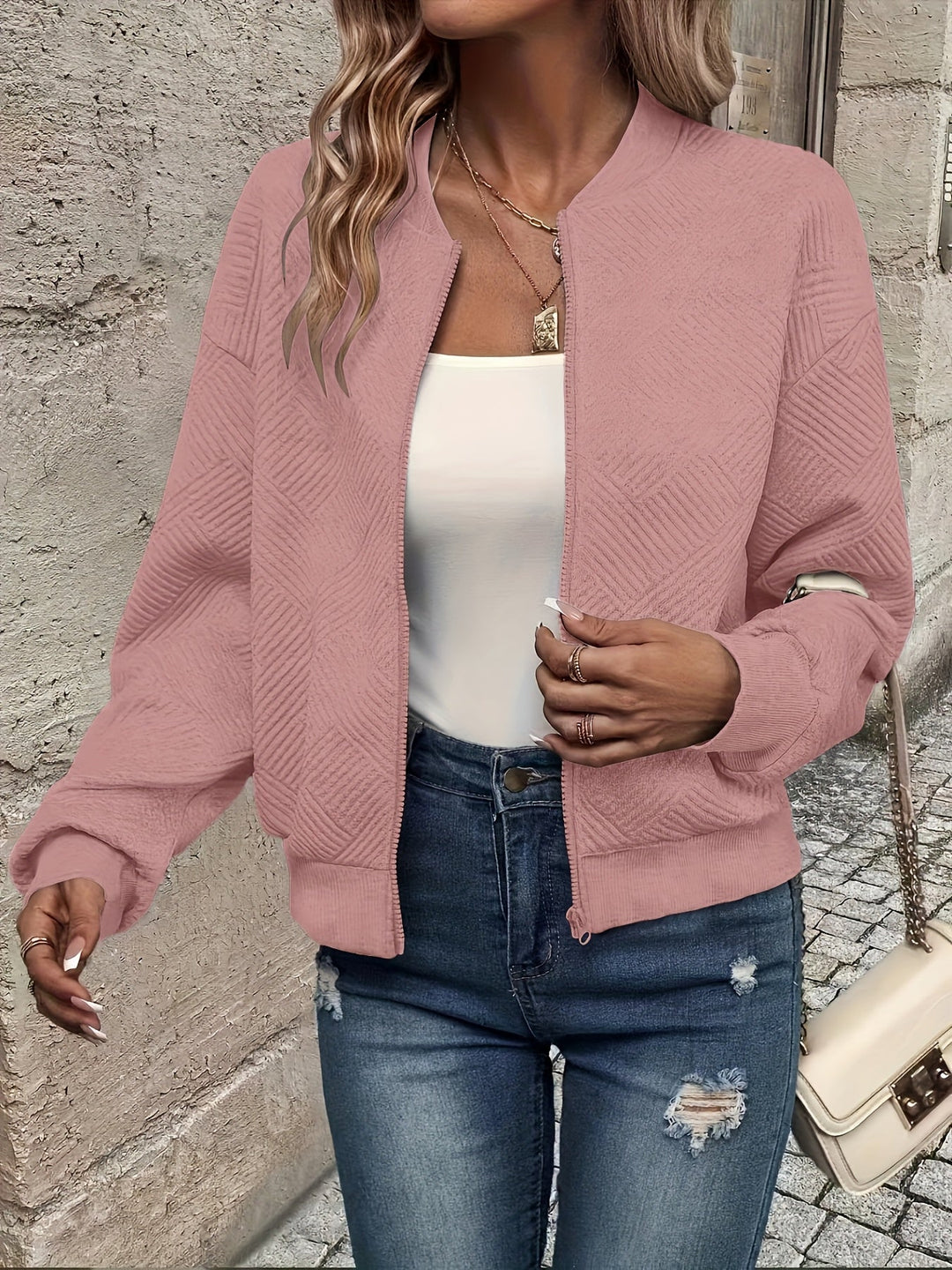 Alazne | Leichte Zip-Up Jacke