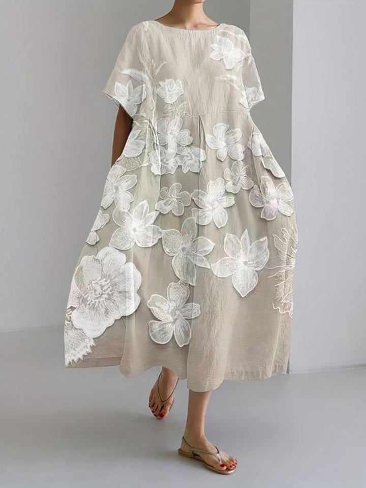 Amare | Elegantes Blumenmuster-Kleid