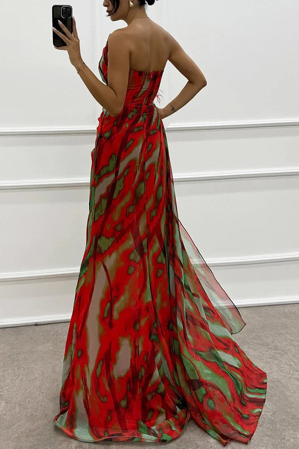 Coreen | Lebhaftes Maxikleid