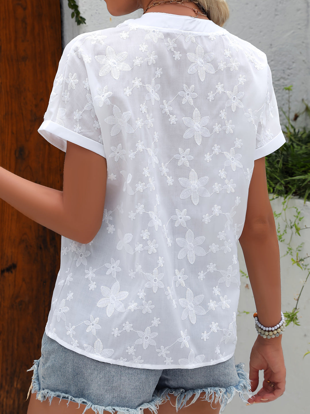 Felice | Sommerblumen Lockere Bluse