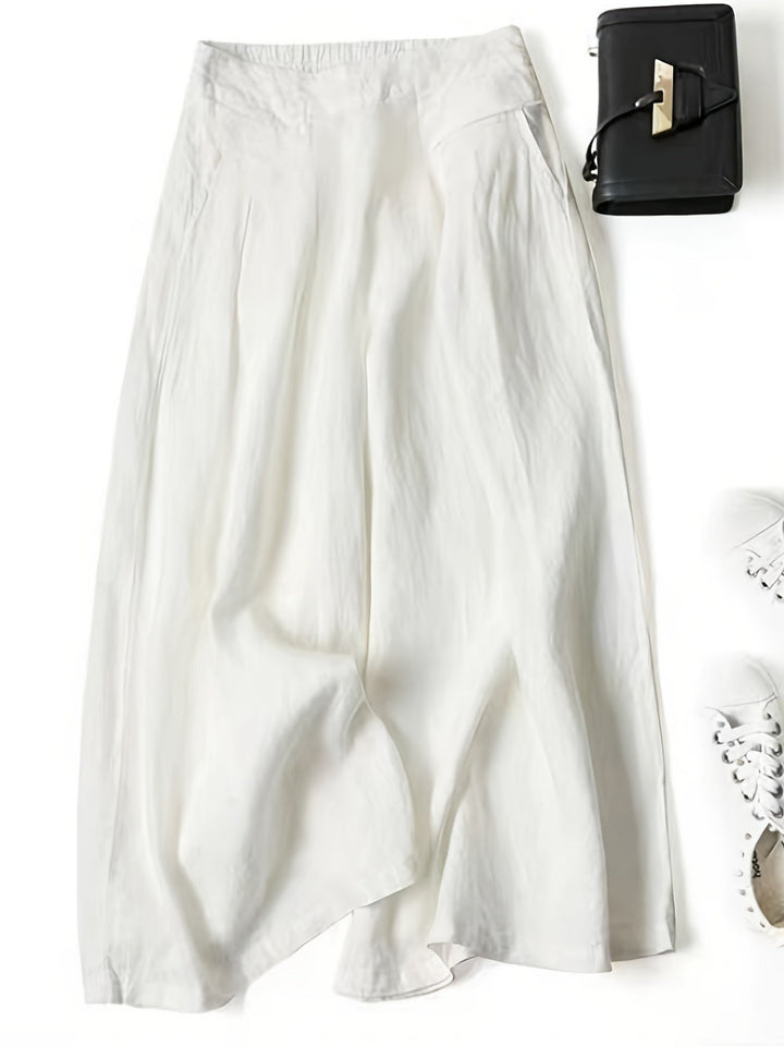 Belle | Bequeme Capri-Hose mit weitem Bein
